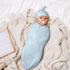 Generic Set Personalized Baby Swaddle Blanket with Name, Custom Nursery Blankets, Customized Infant Gifts, Newborn