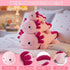 13.8 Inch, 1.7 Lb SQEQE Weighted Stuffed Animal Axolotl, Soft Weighted Axolotl Plush Toy, Cute Hugging Pillow Gift