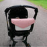 Universal Fit Non-Slip Stroller Caddy Organizer with Brown Cover