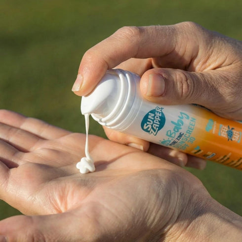 30 25% 100g (3.5 oz) Sun Zapper Baby Pure Zinc Sunscreen SPF Mineral Sunscreen for Babies and Sensitive Skin