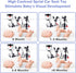 XIXILAND Black and White Musical Car Seat Toys - High Contrast Infant Stroller Toys for Newborns 0-6 Months