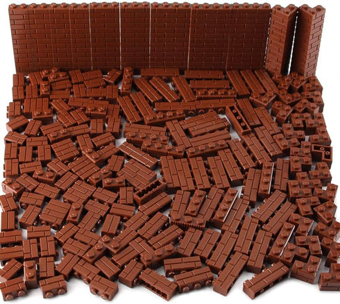 Feleph 260 Pieces Masonry Profile Bricks Set - Multicolor Building Blocks for Wall MOC Parts and Pieces
