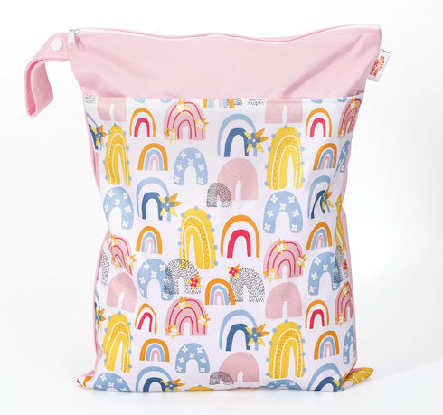 Wet Bag,Wet Dry Bag,Wet Bag for Swimsuit,With Two Zipper Wet dry Pouch,Waterproof