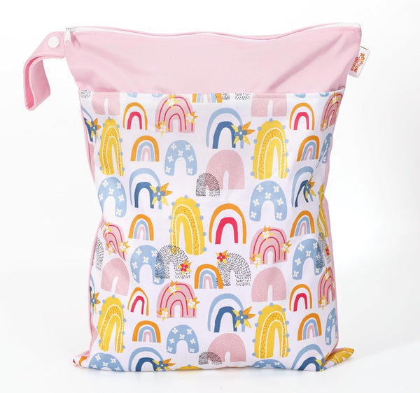 Wet Bag,Wet Dry Bag,Wet Bag for Swimsuit,With Two Zipper Wet dry Pouch,Waterproof