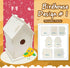 Podzly Kids Wooden Birdhouse Craft Kit, 12 DIY Bird House Kits for Kids Crafts Activity with 3 Designs to Enjoy