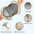 J JOYSAY Golden Retriever Dogs Beige Pattern Pacifier Holder Case with Metal Clip Portable Pacifiers Holder for Baby