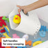 Stand Up Bath Toy Storage Bin - Efficient Organizer for Baby's Toys (Gray)