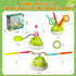 SCMAO 3 1 3-6 4-8 in Musical Jump, Toss Ring Game and Stomping Launch Rocket with Storage Bag, Remote Control Outdoor