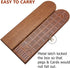 Juegoal Wood Cribbage Board Game Set - 3 Tracks with Metal Pegs, Cards, and Storage Area
