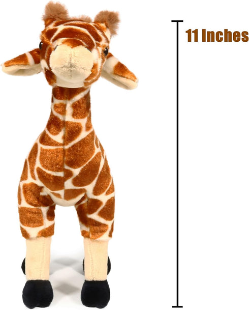 Ice King Bear Wild Animal Small Stuffed Animals Zoo Family Plush Toy (Giraffe 11 Inches)