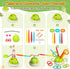 SCMAO 3 1 3-6 4-8 in Musical Jump, Toss Ring Game and Stomping Launch Rocket with Storage Bag, Remote Control Outdoor