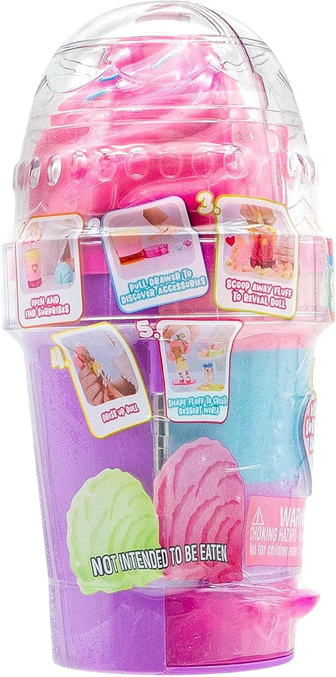 Sugar Surprise 10 3+ Collectible Dolls, Surprise Pieces, Reusable Fluff & Mold Accessories, Sensory Play, Ages