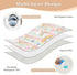 siphylline 52" 34" Ballerina Music Box Cartoon Extra Large Resuable Changing Pad Covers Highly Absorbent Bed Wetting