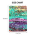Hcpwzrf Decorative Mosaic Purple and Teal Baby Car Seat Cover & Nursing Cover - Breathable Stretch Multi-Use Cover