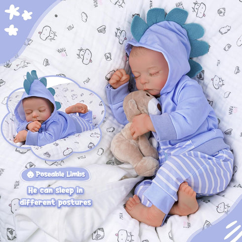 20 inch 3+ ADFO Reborn Baby Dolls Girl Realistic, Lifelike Realistic Girl Newborn Real Life Baby Girl Dolls Soft Vinyl