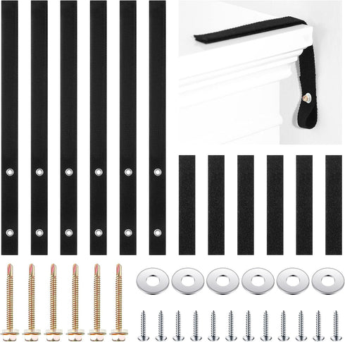 6 Sets Anti Tip Furniture Straps, Furniture Anchors for Baby Pet Proofing, 500 Pound Nylon Strap for Home