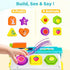 1,2 1-3 12-18 1-2 Learning Toys for Year Old Girl Boy Gifts, Montessori Shape Sorting Toys for Toddler Age, Musical