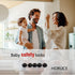 5 Pack Cabinet Locks for Baby Proofing, Adjustable Child Safety Locks, Easy to Use, No Drill, No Tools (Black)