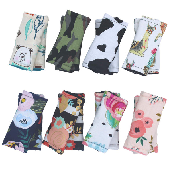 Baby Car Seat and Stroller Strap Covers, Soft Seat Belt Pad, Carry