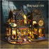 DIY Miniature Dollhouse Kit Magic Castle, Tiny House to Build, 3D Wooden Puzzle Furnishing Decor Model