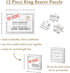 Lillian Rose Gift - Will You be Our Ring Bearer Puzzle, One Size, White