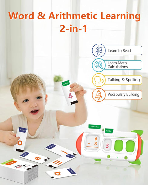 ZIKAQUQI 5-7 102 56 Cool Math Games & Talking Flash Cards for Toddlers Years Old,Speech Therapy with Sight Words