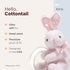 Bearington Baby Cottontail Plush Stuffed Animal - Pink Bunny Shaker Toy Ring Rattle, 5.5" Bunny Rattle