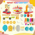 Rodsucs 4 1 Sets 4-8,Kitchen Maker,2-in-1 (16 in Color Dough for Kids Ages Creation Toys with Ice Cream Maker,Noodle