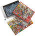 Cobble Hill 1000 Piece Puzzle - DoodleTown: Thanksgiving Togetherness with Sample Poster Included