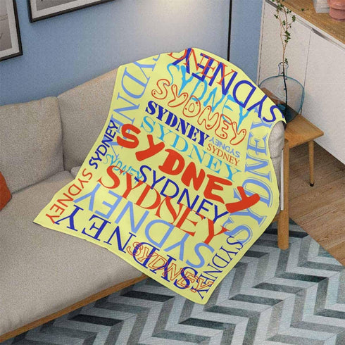 60x50inch D-Story Personalized Baby Blankets with Names, Custom Baby Girls Blanket Initial Swaddle Blanket