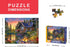 Springbok Sun Kissed Cabin 500 Piece Jigsaw Puzzle for Adults, Colorful Illustration of Fishing Cabin by The Lake