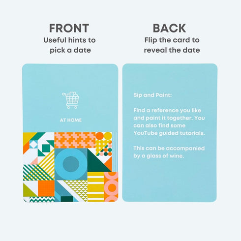 Fun Date Ideas - 50+ Cards with Activities for Date Night, Perfect Couples Gifts for Any Occasion