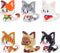 Mini Cat Building Block Sets, 6 Styles Cute Cat Model Micro Building