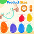 26 Pack Fidget Sensory Toys for Kids: Quiet Squishy Fidgets for Classroom Students Prizes- Textured Soft Fidget Rings