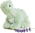 warmies Microwavable & Weighted Stuffed Animals, Green Long Neck Dinosaur - Heated