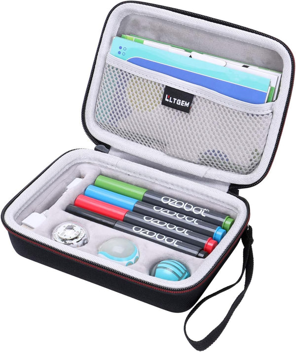 LTGEM Carrying Case for Bit Coding Robot, Fits USB Charging Cable, 4 Color Code Markers, Case Only