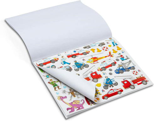 Melissa & Doug Sticker Collection Book: Dinosaurs, Vehicles, Space, and More - 500+ Stickers