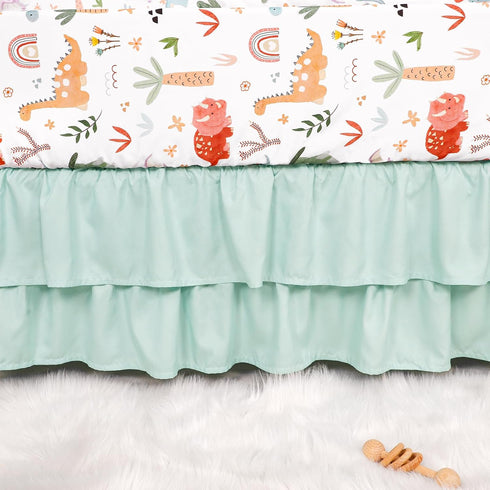 Set 3 Set Baby Bedding for Boys Girls, Pieces Nursery Bedding for Newborn Infant, Includes Comforter, Fitted Sheet, Bed