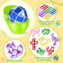 24 Pack Prefilled Easter Eggs with Snake Twist Toys, Blocks Fidget Toys Easter Gifts for Easter Hunt, Basket Stuffers