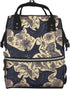 DWVTSLH Bat Print Diaper Bag Backpack Multifunction Nappy Bags Waterproof Mummy Backpack Large