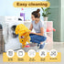 CLRBEATTY 27.5" 55" Toddler Bath Towel, Baby Hooded Towel, Ultra Absorbent Soft Shower Towel, Unisex Baby Bath Towel