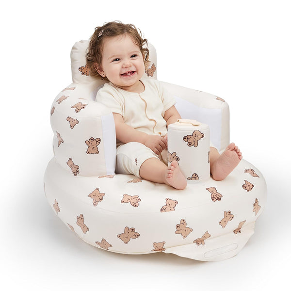 UNEEDE Inflatable Baby Seat for 3 Months & Up, Infant Floor Chair