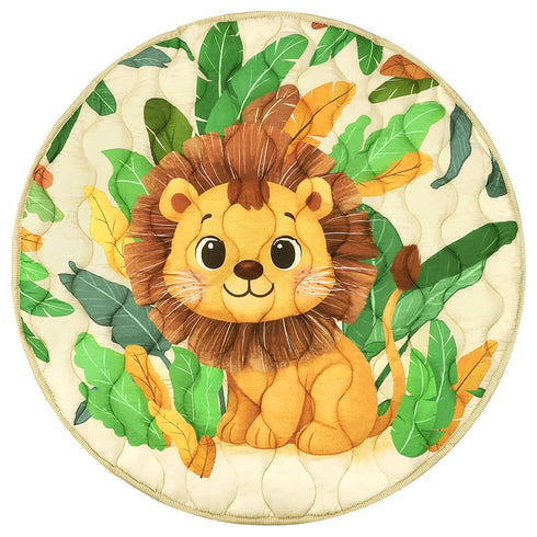 Tummy 40 40 Baby Round Play Mat, Premium Thicker Foam Baby Mat for Floor, Time Foldable Baby Foam Play mat for Babies