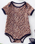 Leopard Romper Clothes Set for 20-22 Inch Reborn Baby Dolls, Newborn Girl Bodysuit Toy