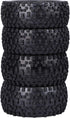 12mm Hex 2.2'' Pre-Glued RC Buggy Wheels and Tires, Out Dia. 3.5'' for 1/10 1/12 1/14 1/16 Off-Road RC Buggy Truck