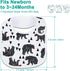 Baby Bibs Soft and Absorbent Organic Cotton Bandana Drool Bibs Set for Boys and Girls, Newborn 0-36 Months