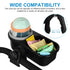 Accmor 2 in 1 Stroller Snack Tray, Non-Slip Grip Clip Accessory Compatible with Uppababy, Nuna, Doona, Grey