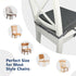 Toddler Booster Seat for Dining Table, Waterproof & Easy-to-Clean PU Cover, Safety Certified, Portable Booster Seat