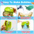 3-5 4-8 Summer Light Up Dinosaur Bath Toys with Music, Bath Bubble Machine Toy for Kids Age Toddler Toys Bubble Maker