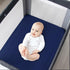 Waterproof Pack and Play Sheets, Fitted 2 Pack Compatible with Graco, 38" X 26" for Baby Playpen/Playard Mattress, Grey
